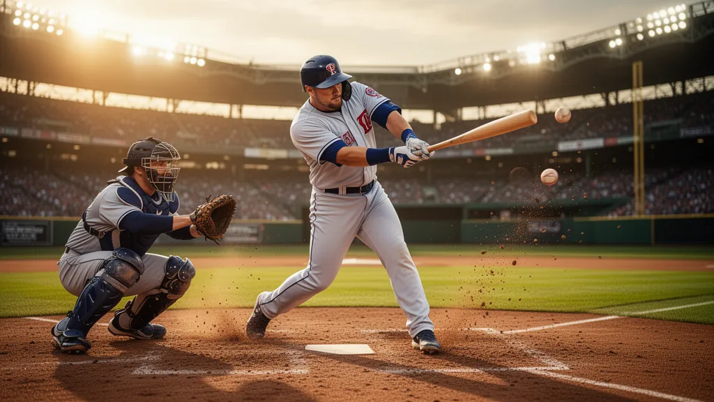 Custom baseball trading card featuring youth player action shot in premium card stock with magnetic case