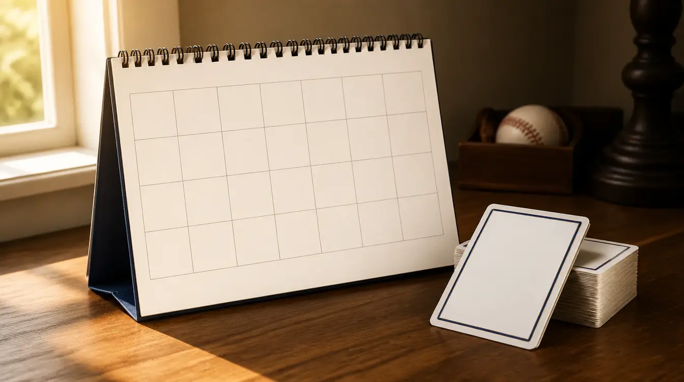Baseball Card Release Calendar