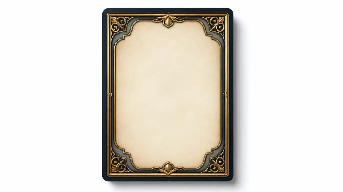 Collector Card Template