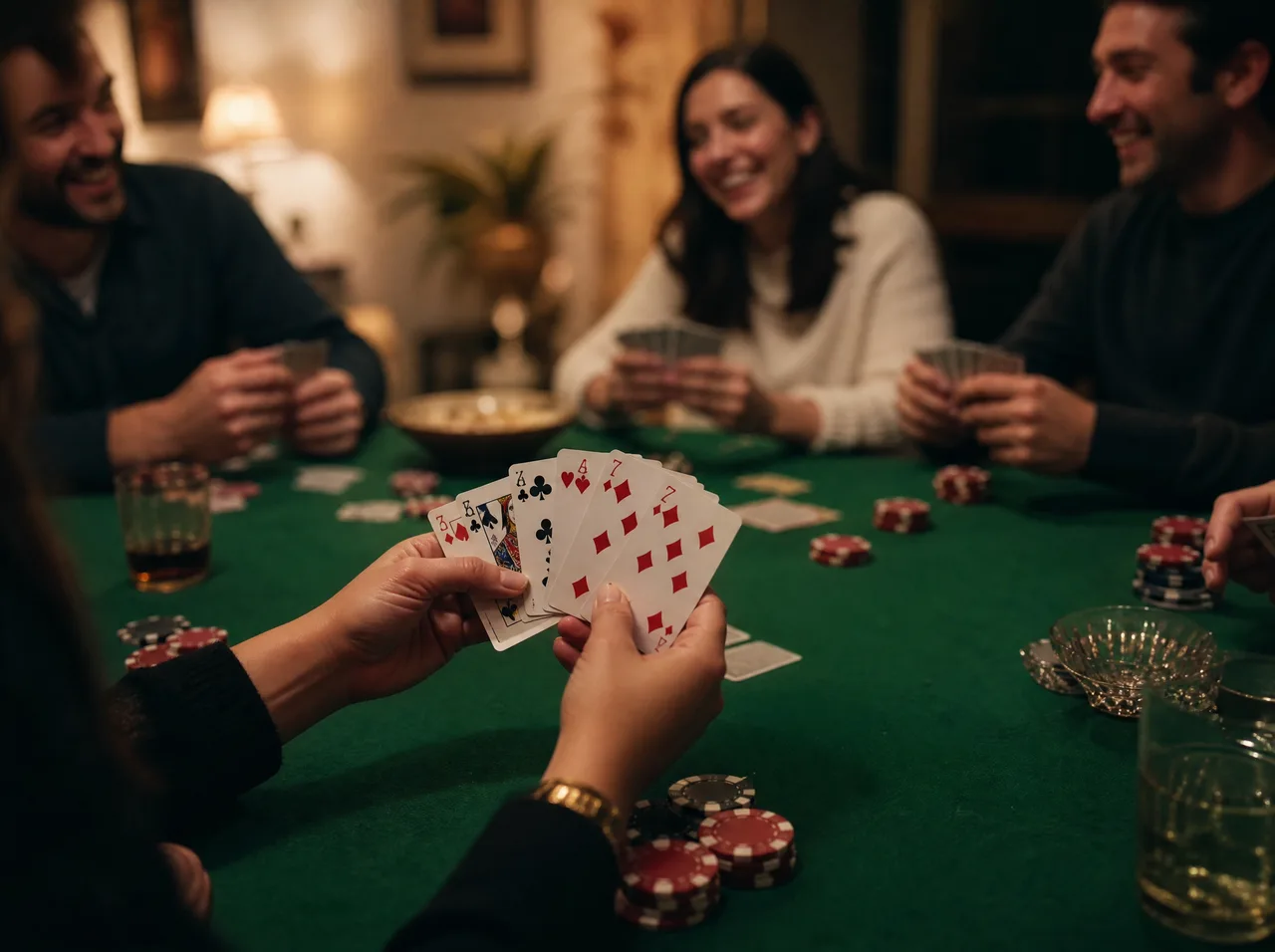 custom photo playing cards — a memorable moment