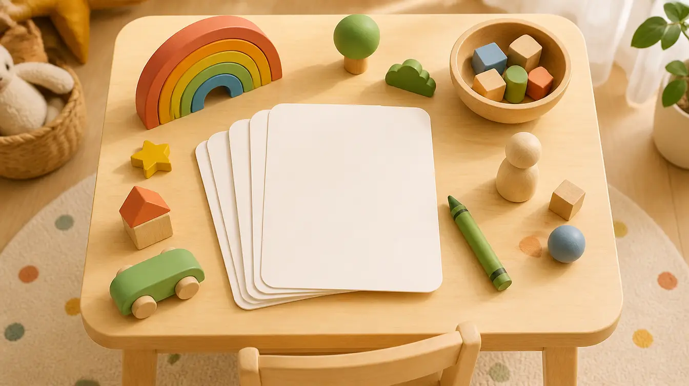 Custom Flash Cards for Toddlers, Built for Little Hands