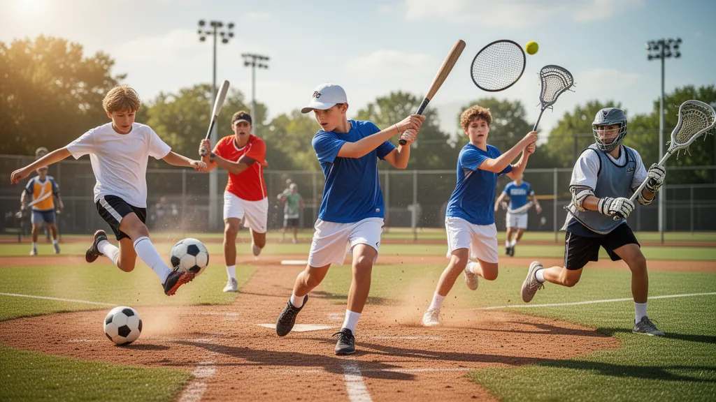 Custom travel sports trading card featuring youth athlete in action printed on premium card stock