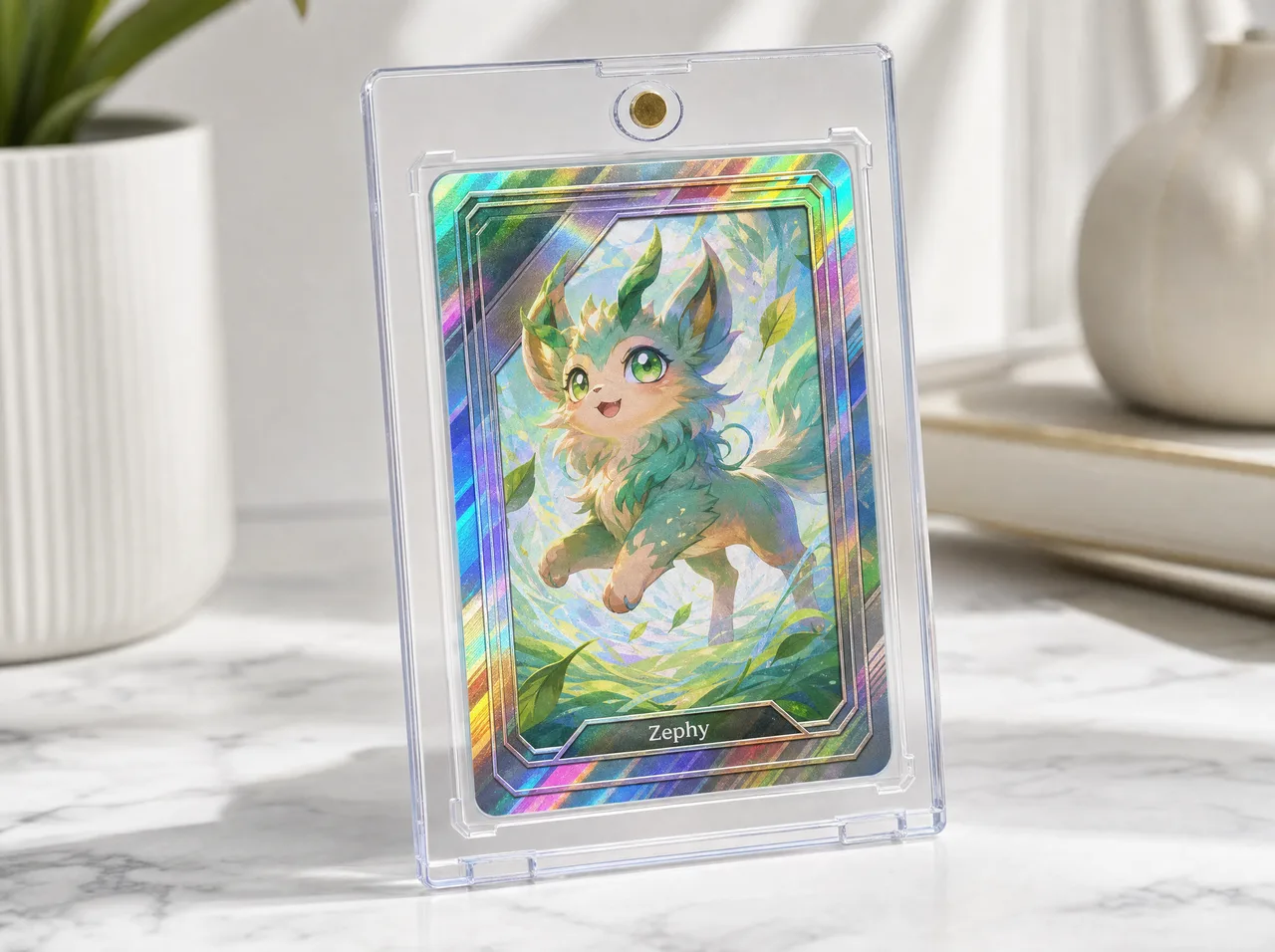 Custom make your own pokemon in a protective magnetic case