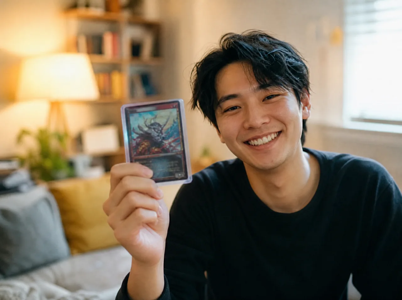 personalized trading cards — a memorable moment