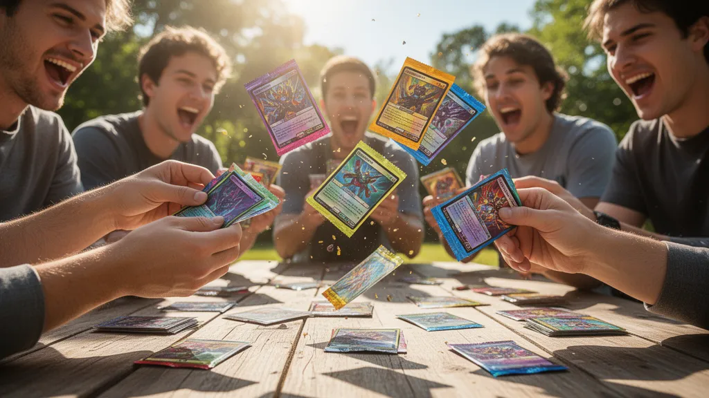 Custom Pokémon-style trading card pack made with Snapshot's personal card maker tool