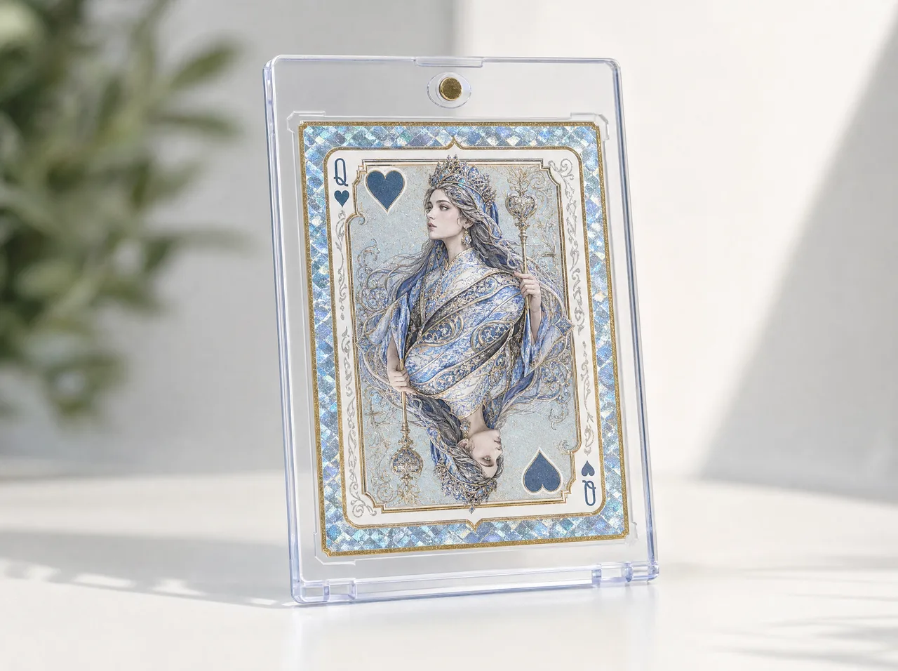 Custom print deck of cards in a protective magnetic case