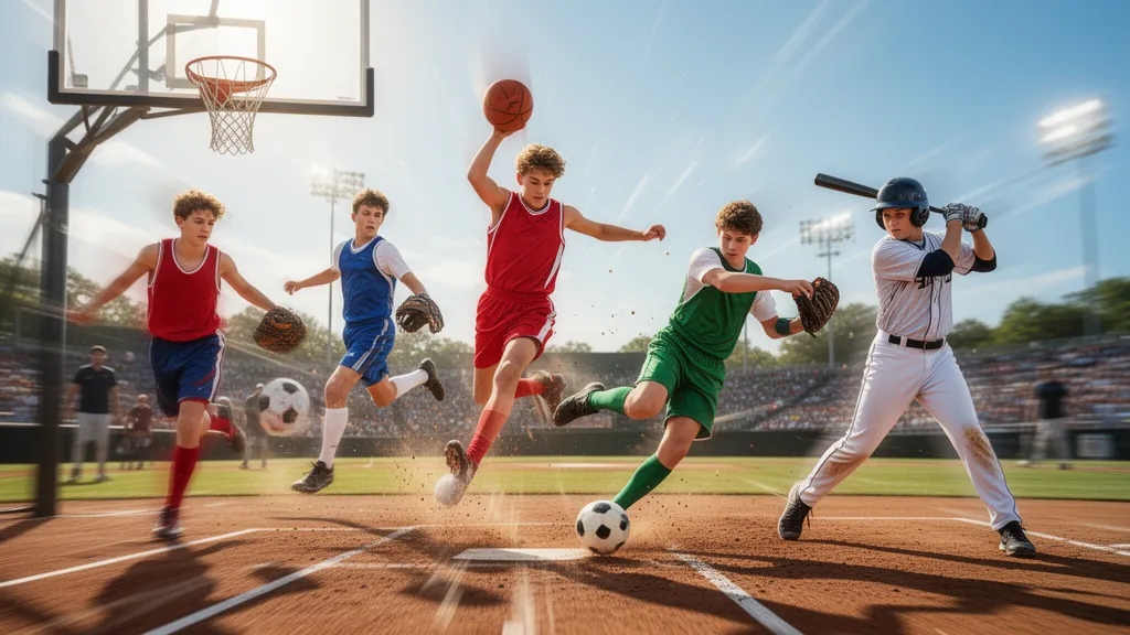 Custom youth sports trading card featuring a teenage athlete in action made by Snapshot
