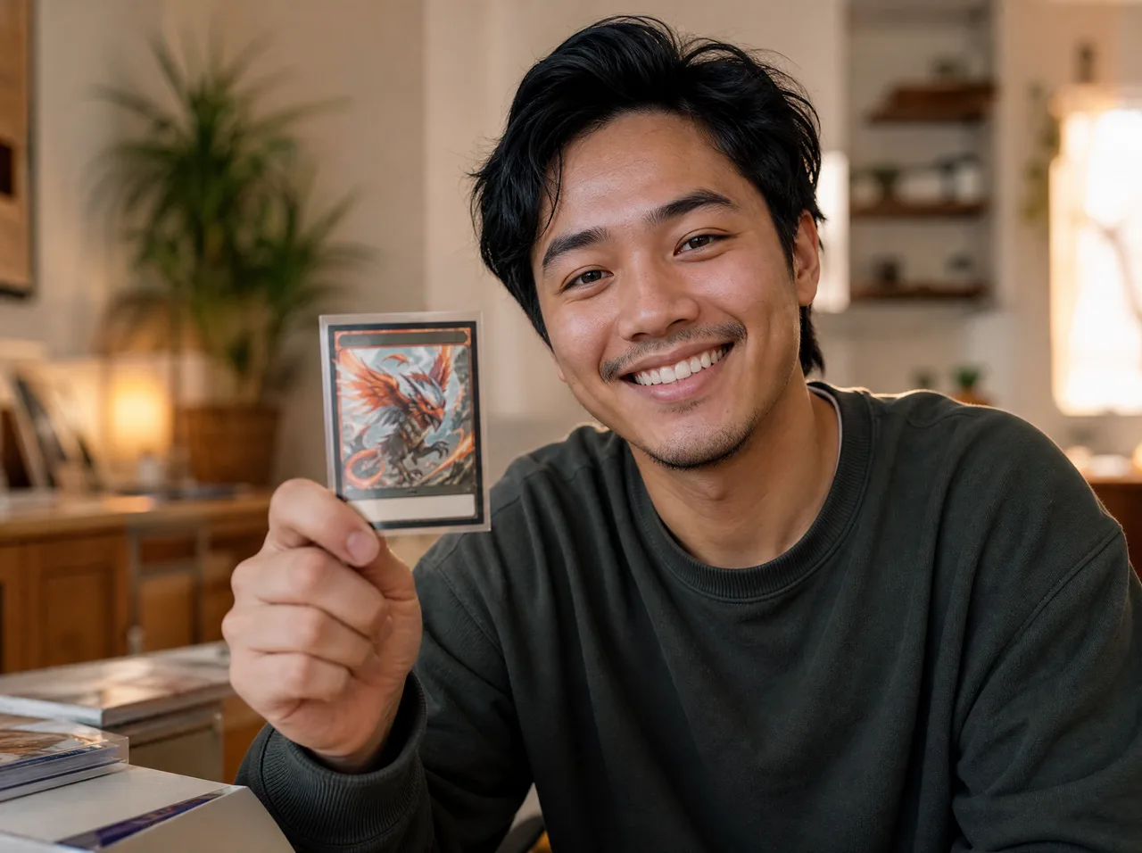 trading card generator — a memorable moment